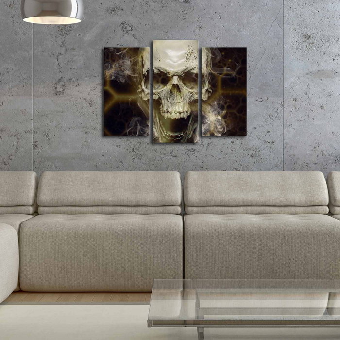 Wallity 3PATDACT-17 Lienzo Decorativo Iluminado con LED (3 Piezas)